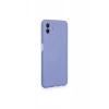 Samsung Galaxy A04 Kılıf Nano içi Kadife Silikon - Lila