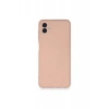 Samsung Galaxy A04 Kılıf Nano içi Kadife Silikon - Pudra