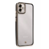 Samsung Galaxy A04E Kılıf Liva Lens Silikon - Siyah