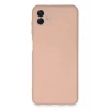 Samsung Galaxy A04E Kılıf Nano içi Kadife Silikon - Pudra