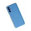 Samsung Galaxy A04S Kılıf Nano içi Kadife Silikon - Mavi