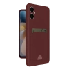Samsung Galaxy A05 Kelvin Kartvizitli Silikon - Bordo