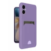 Samsung Galaxy A05 Kelvin Kartvizitli Silikon - Lila