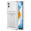 Samsung Galaxy A05 Kılıf Kart Şeffaf Silikon - Şeffaf