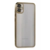 Samsung Galaxy A05 Kılıf Lensli Silikon - Gold