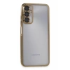 Samsung Galaxy A05S Kılıf Lensli Silikon - Gold