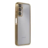 Samsung Galaxy A05S Kılıf Lensli Silikon - Gold