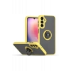 Samsung Galaxy A05S Kılıf Montreal Yüzüklü Silikon Kapak - Sarı