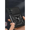 Samsung Galaxy A05S Kılıf Pars Lens Yüzüklü Silikon - Yeşil