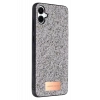Samsung Galaxy A06 Bright Simli Kapak - Gümüş