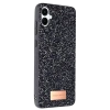 Samsung Galaxy A06 Bright Simli Kapak - Siyah
