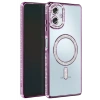 Samsung Galaxy A06 Joke Simli Magneticsafe Kılıf - Derin Mor