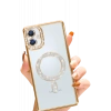 Samsung Galaxy A06 Joke Simli Magneticsafe Kılıf - Gold