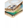 Samsung Galaxy A06 Joke Simli Magneticsafe Kılıf - Gold
