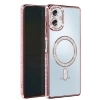 Samsung Galaxy A06 Joke Simli Magneticsafe Kılıf - Pembe