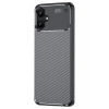 Samsung Galaxy A06 Kılıf Auto Focus Karbon Kapak - Siyah