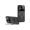 Samsung Galaxy A06 Kılıf Joy Lens Standlı Kapak - Siyah