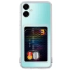 Samsung Galaxy A06 Kılıf Kart Şeffaf Silikon - Şeffaf