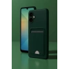 Samsung Galaxy A06 Kılıf Kelvin Kartvizitli Silikon - Kırmızı