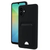 Samsung Galaxy A06 Kılıf Kelvin Kartvizitli Silikon - Siyah