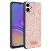 Samsung Galaxy A07 4G Bright Simli Kapak - Pembe