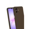 Samsung Galaxy A07 4G First Silikon - Kahverengi