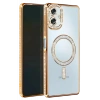 Samsung Galaxy A07 4G Joke Simli Magneticsafe Kılıf - Gold