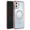 Samsung Galaxy A07 4G Joke Simli Magneticsafe Kılıf - Pembe