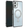 Samsung Galaxy A07 4G Joke Simli Magneticsafe Kılıf - Siyah