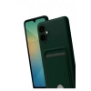 Samsung Galaxy A07 4G Kelvin Kartvizitli Silikon - Koyu Yeşil