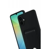 Samsung Galaxy A07 4G Kelvin Kartvizitli Silikon - Siyah