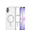 Samsung Galaxy A07 4G Kross Magneticsafe Kapak - Gümüş
