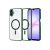 Samsung Galaxy A07 4G Kross Magneticsafe Kapak - Koyu Yeşil