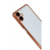 Samsung Galaxy A07 4G Lensli Silikon - Çöl Titanyum