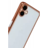 Samsung Galaxy A07 4G Lensli Silikon - Çöl Titanyum