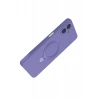 Samsung Galaxy A07 4G Regal Magsafe Standlı Kapak - Lila