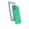 Samsung Galaxy A07 4G Regal Magsafe Standlı Kapak - Yeşil