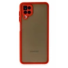 Samsung Galaxy A12 Kılıf Montreal Silikon Kapak - Kırmızı