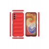 Samsung Galaxy A14 4G Kılıf Optimum Silikon - Kırmızı