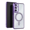 Samsung Galaxy A16 5G Joke Simli Magneticsafe Kılıf - Derin Mor