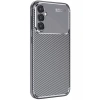 Samsung Galaxy A16 5G Kılıf Auto Focus Karbon Kapak - Gri
