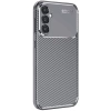 Samsung Galaxy A16 5G Kılıf Auto Focus Karbon Kapak - Gri