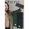 Samsung Galaxy A16 5G Kılıf Kelvin Kartvizitli Silikon - Kırmızı