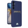 Samsung Galaxy A16 5G Kılıf Kelvin Kartvizitli Silikon - Lacivert