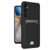 Samsung Galaxy A16 5G Kılıf Kelvin Kartvizitli Silikon - Siyah