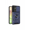 Samsung Galaxy A16 5G Kılıf Pars Lens Yüzüklü Silikon - Lacivert