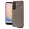 Samsung Galaxy A17 5G Auto Focus Karbon Kapak - Kahverengi