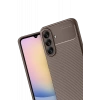 Samsung Galaxy A17 5G Auto Focus Karbon Kapak - Kahverengi