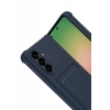 Samsung Galaxy A17 5G Kelvin Kartvizitli Silikon - Lacivert
