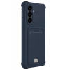 Samsung Galaxy A17 5G Kelvin Kartvizitli Silikon - Lacivert